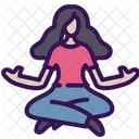Meditação  Ícone