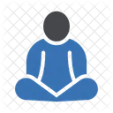 Concentracion Meditacion Yoga Icono