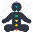 Meditacion Chakra Relajacion Icono