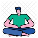 Meditar Ioga Meditacao Icon