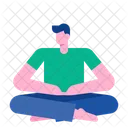 Meditar  Ícone