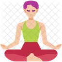 Meditar  Ícone