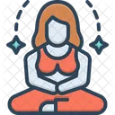 Meditate Yoga Exercise Icon