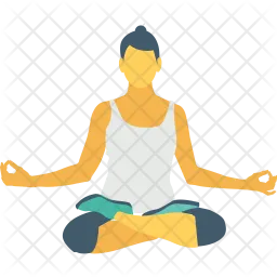 Meditate Sitting  Icon