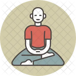 Meditating man  Icon