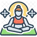 Meditation Reduce Stress Consideration Icon