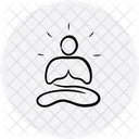 Meditation Inner Peace Mindfulness Icono