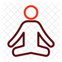 Meditation Yoga Exercise Icon