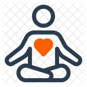 Meditation Mindfulness Stress Relief Icon