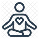 Meditation Mindfulness Stress Relief Icon
