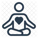 Meditation Mindfulness Stress Relief Icon