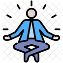 Meditation Freedom Yoga Icon