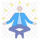 Meditation Freedom Yoga Icon