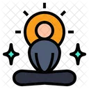 Meditation Increase Intelligence Icon