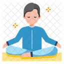 Meditation Yoga Detente Icône