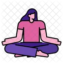 Meditation Yoga Peace Icon