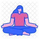 Meditation Yoga Peace Icon