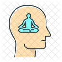 Meditation Mental Health Mental Wellbeing Icon