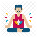 Meditation Position Yoga Icon