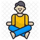 Fitness Yoga Relaxation Icon