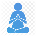Meditation Yoga Exercice Icône