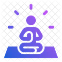 Meditation Yoga Relaxing Icon