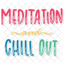 Meditation and chill out  Icon