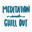 Meditation and chill out  Icon