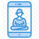 Meditation Smartphone Application Icon