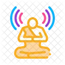 Meditation Knowledge Peace Icon