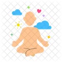 Meditation Mental Health Mental Illness Icon