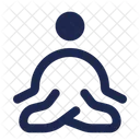 Meditation Yoga Exercise Icon