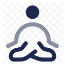 Meditation Yoga Exercise Icon