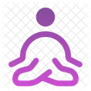 Meditation Yoga Exercise Icon