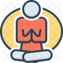 Meditation Yoga Yoga Poses Concentration Relaxation Exercise Wellness Focus Fitness Workout Icon