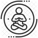 Meditation Yoga Concentration Icon