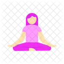 Copie Du Plan De Travail Yoga Meditation Icon