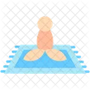 Meditation Mat Relaxation Yoga Icon