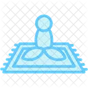 Meditation Mat Relaxation Yoga Icon