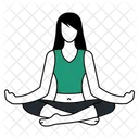 Meditation Pose Icon