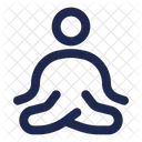 Wellness Yoga Meditation Icon