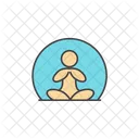 Meditation Traning Yoga Icon