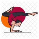 Meditation Yoga Health Icon