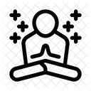 Meditationshaltung  Symbol