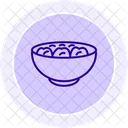 Mediterranean Food Line Icon Icon