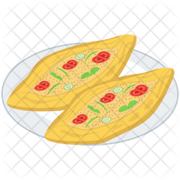 Mediterranean Food Platter Icon