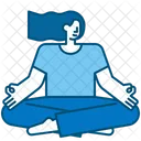 Meditieren Ruhe Meditation Symbol