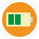 Medium Battery Half Battery Medium Battery Energy Icon