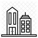 Medium Building Small Hotel Factory Icon