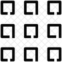 Grid Medium Thumbnails Icon
